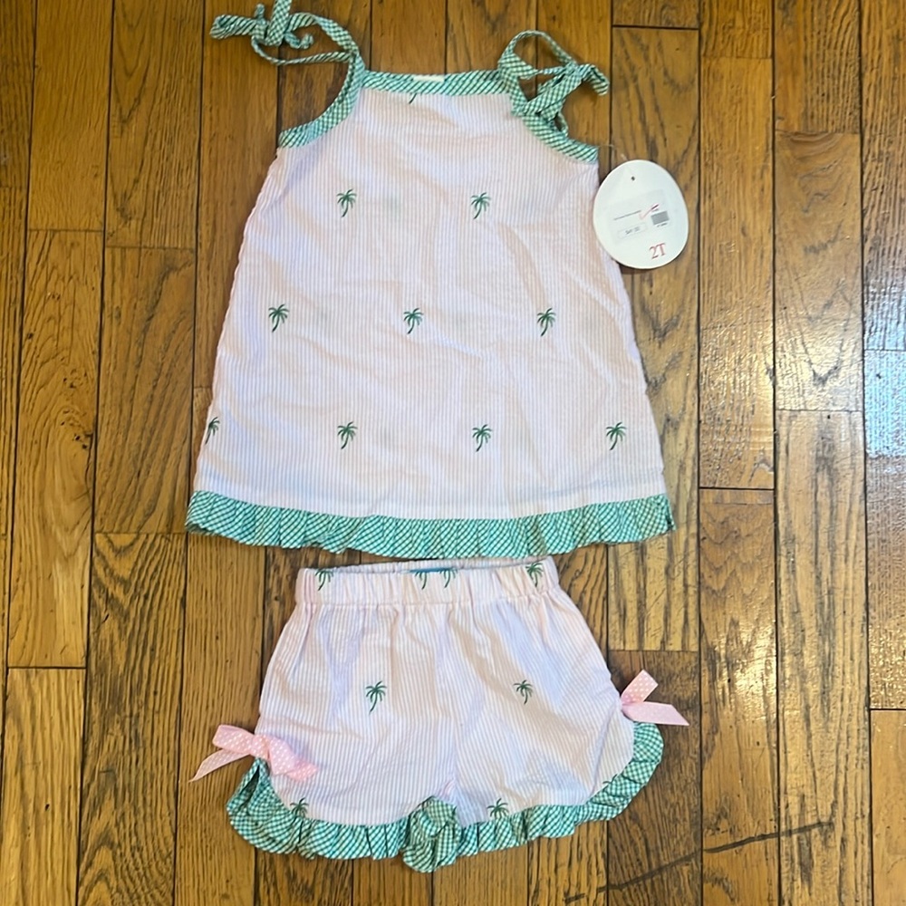 Funtasia Tie Dress Palms size 2t